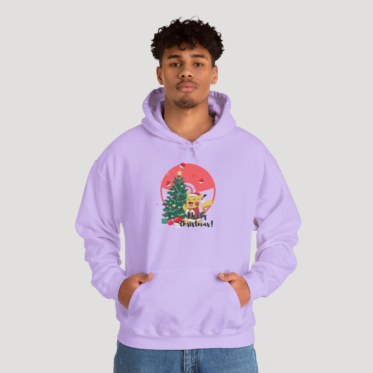 Christmas Cartoon Dog Hoodie - Unisex Heavy Blend™ Sweatshirt