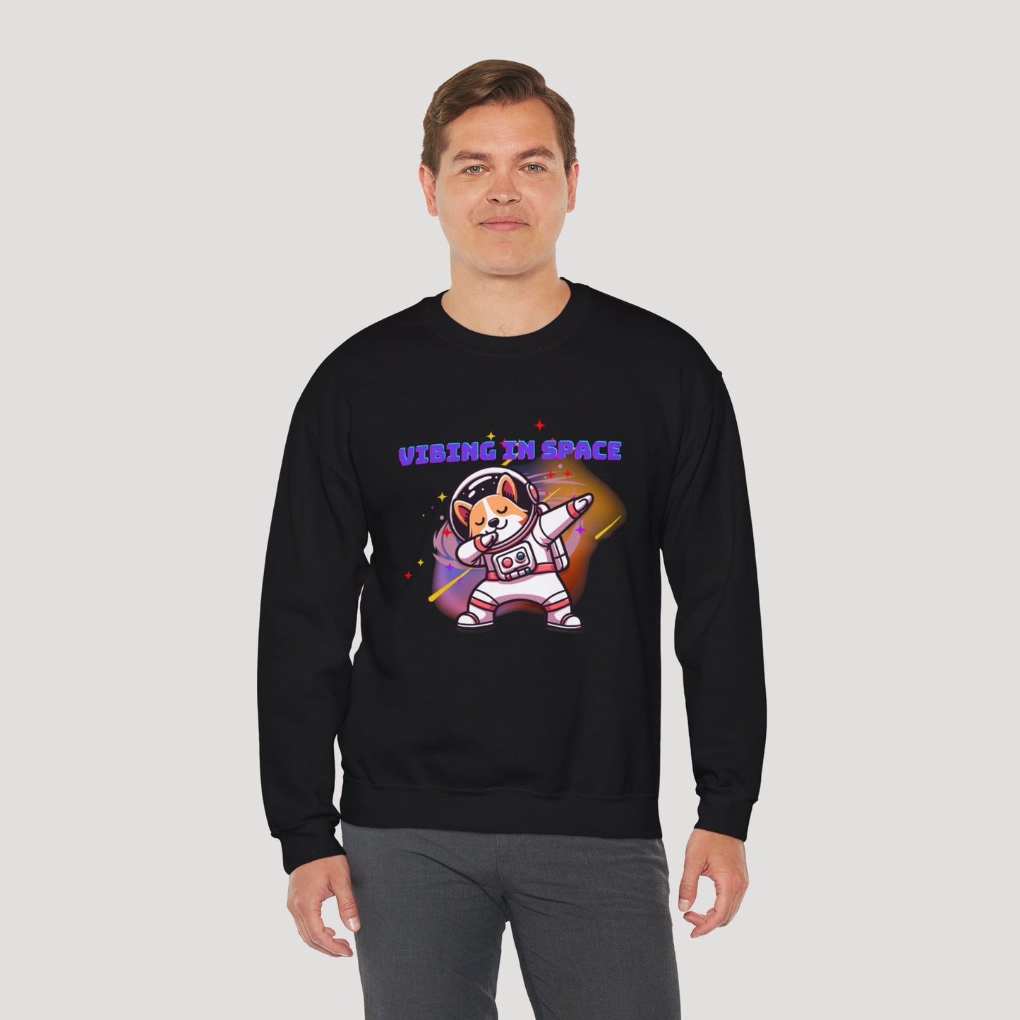 Vibing in Space Dog Sweatshirt