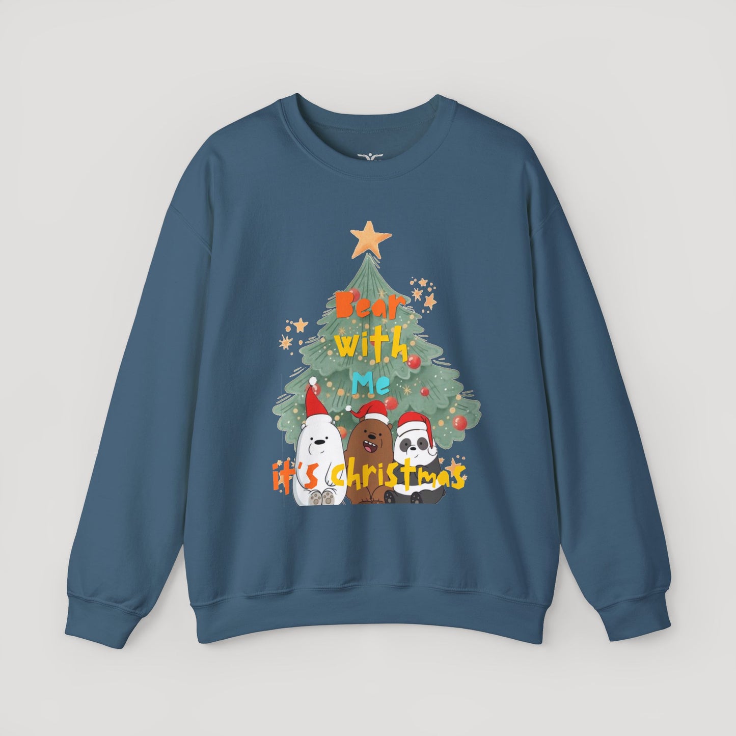 Bear With Me Christmas Crewneck Sweatshirt