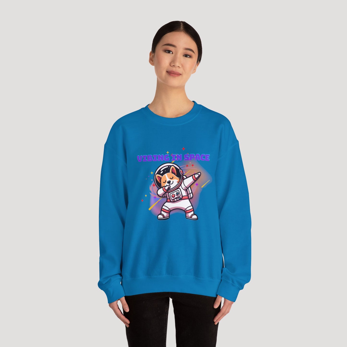 Vibing in Space Dog Sweatshirt