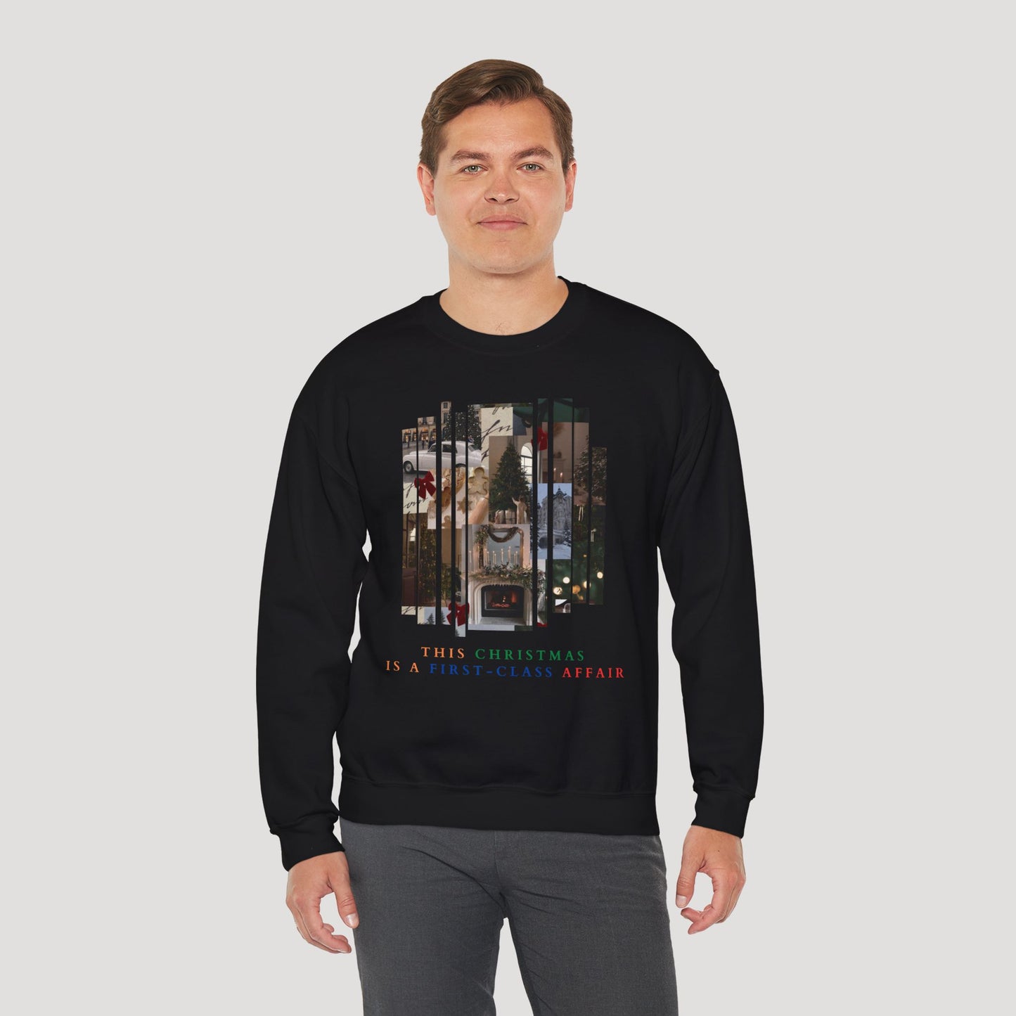 Christmas Old Money Unisex Heavy Blend™ Crewneck Sweatshirt