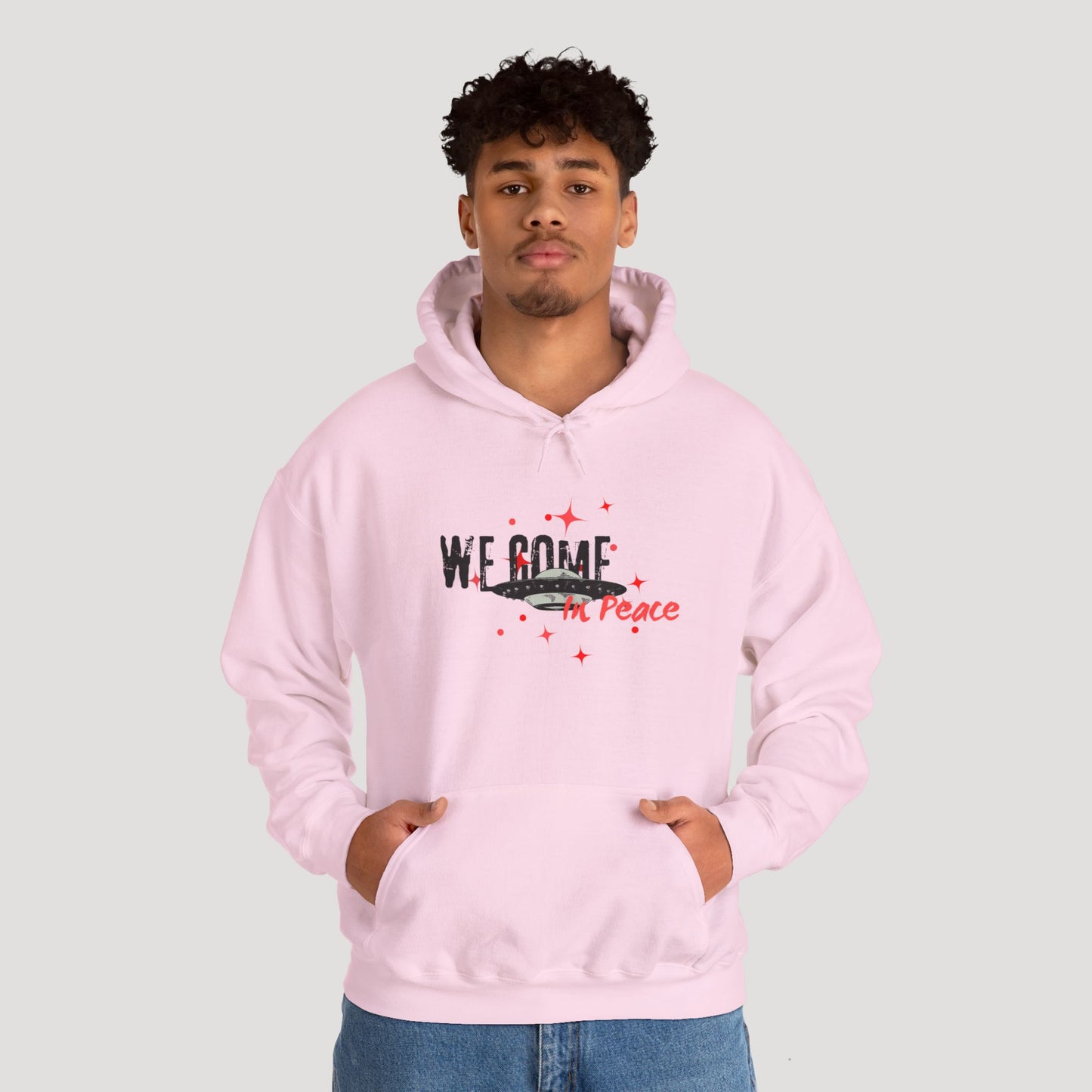 'We Come In Peace' Hoodie