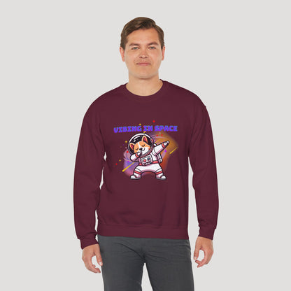 Vibing in Space Dog Sweatshirt