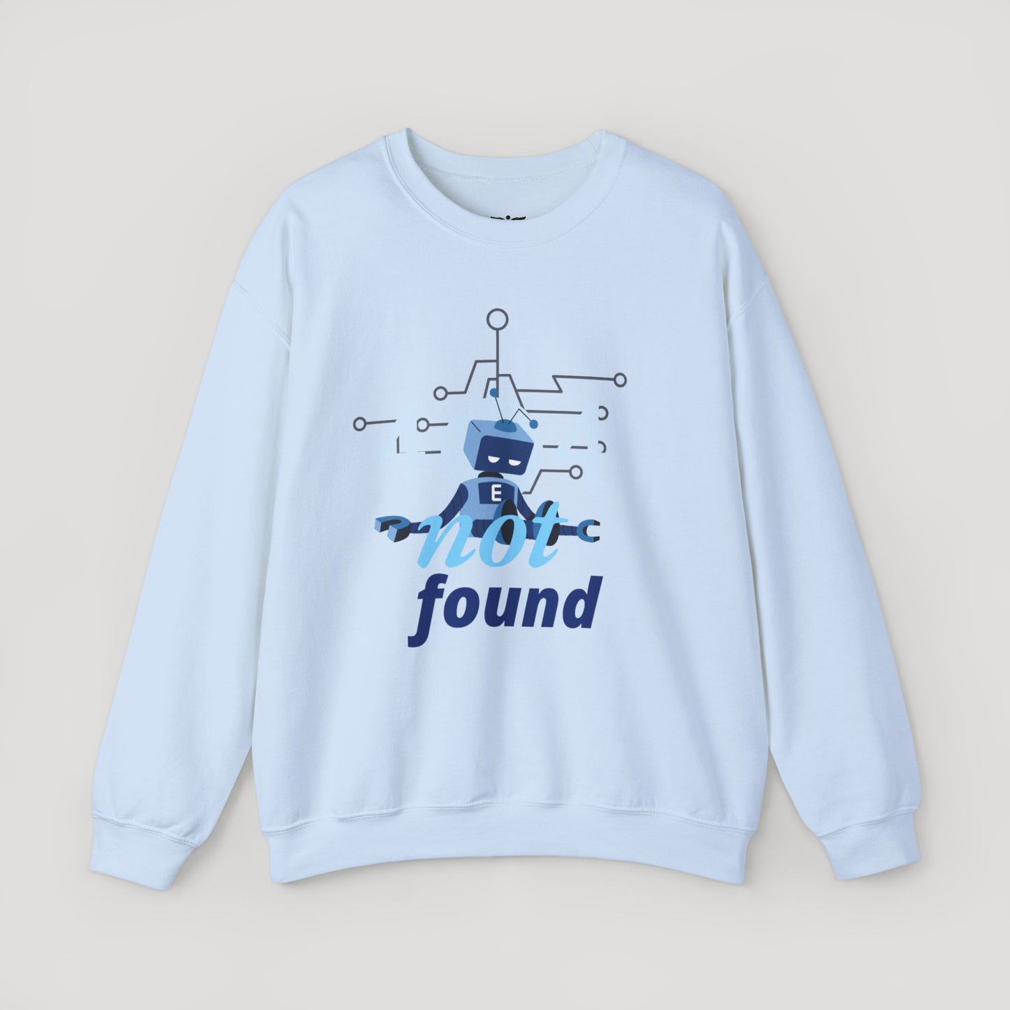 404 Not Found Unisex Heavy Blend™ Crewneck Sweatshirt - Trendy and Cozy