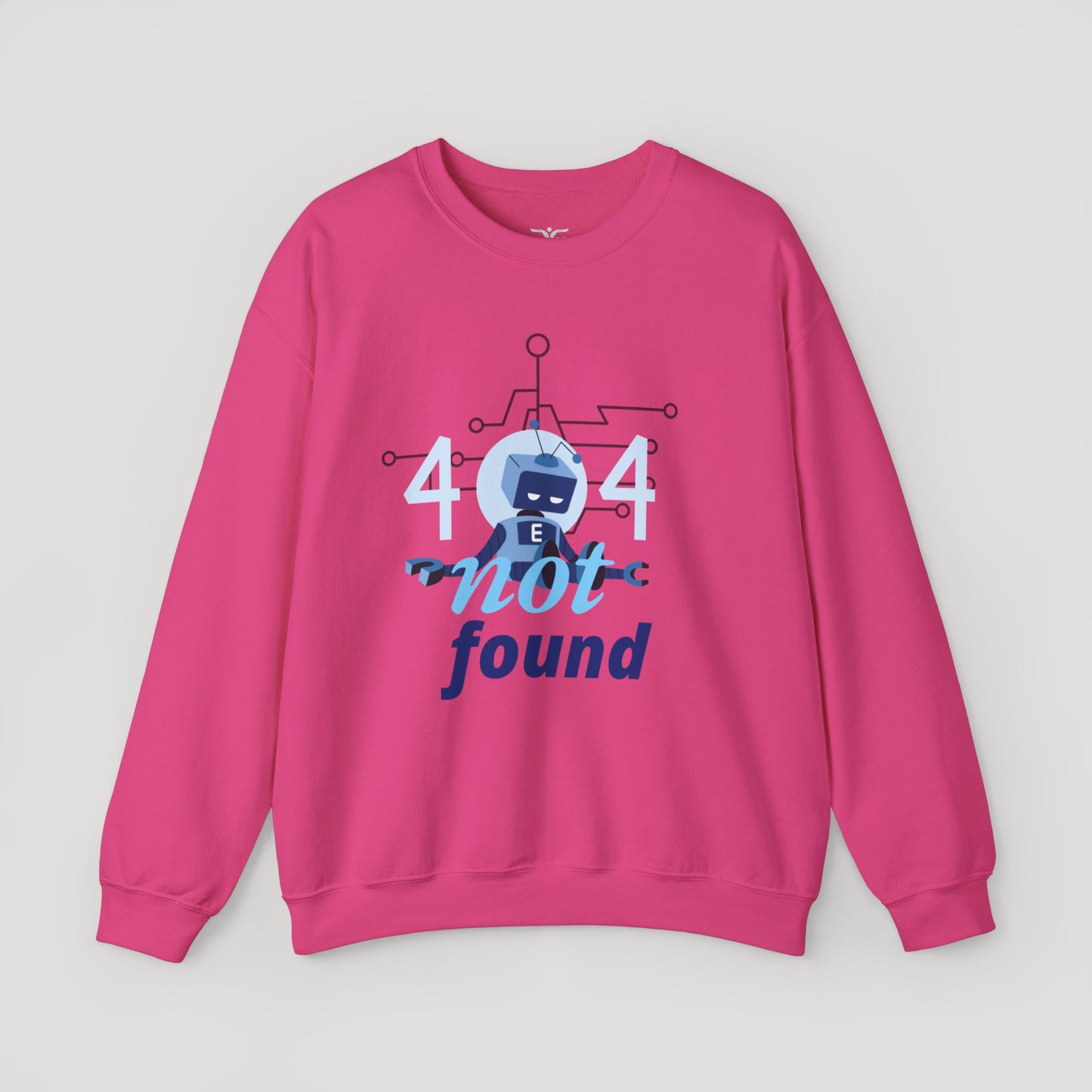 404 Not Found Unisex Heavy Blend™ Crewneck Sweatshirt - Trendy and Cozy