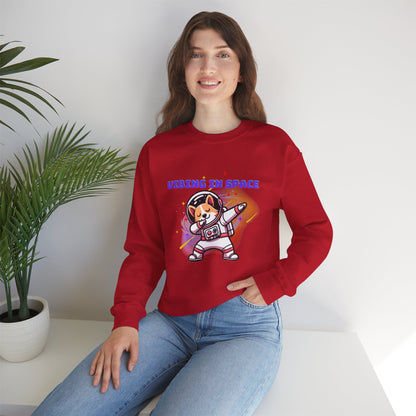 Vibing in Space Dog Sweatshirt