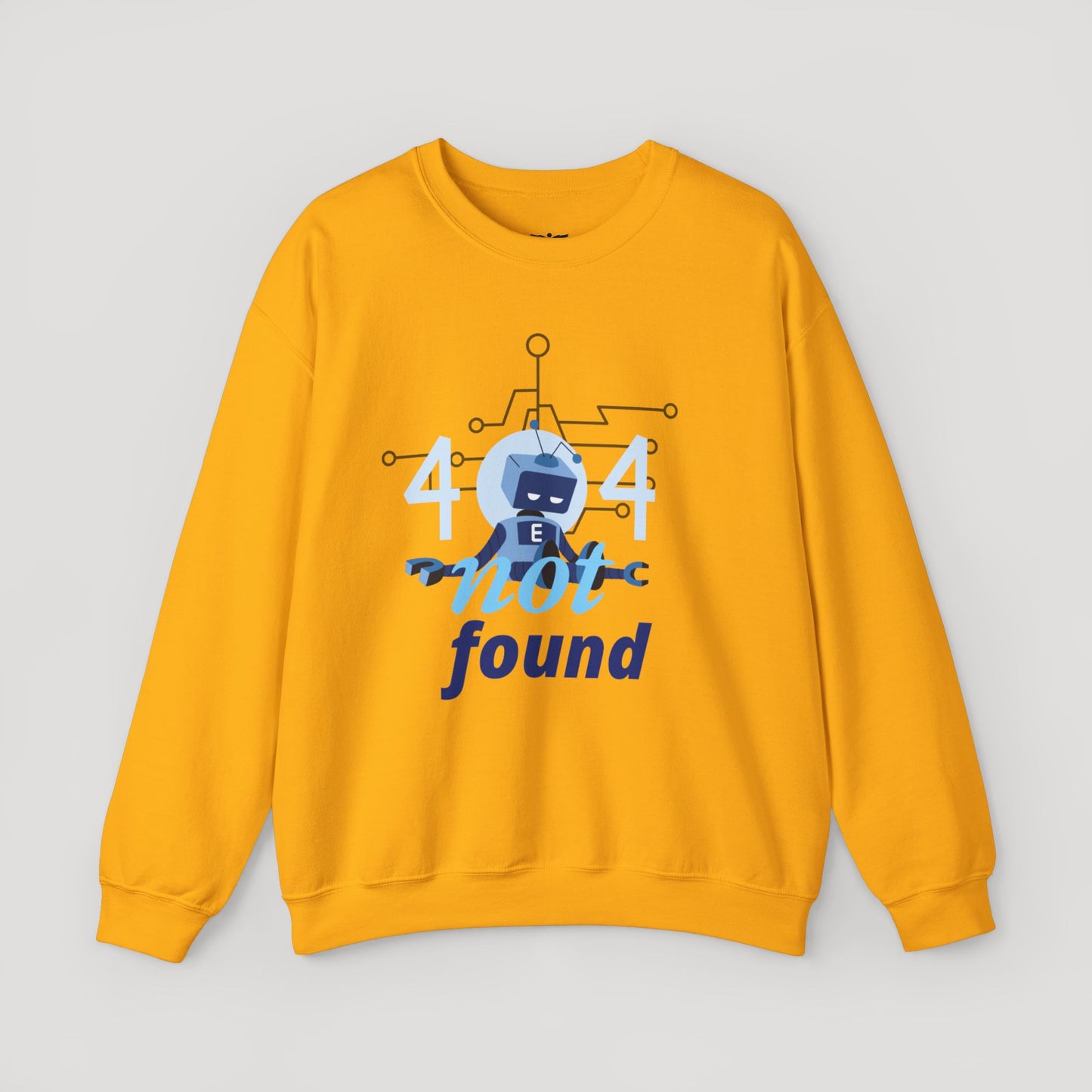 404 Not Found Unisex Heavy Blend™ Crewneck Sweatshirt - Trendy and Cozy