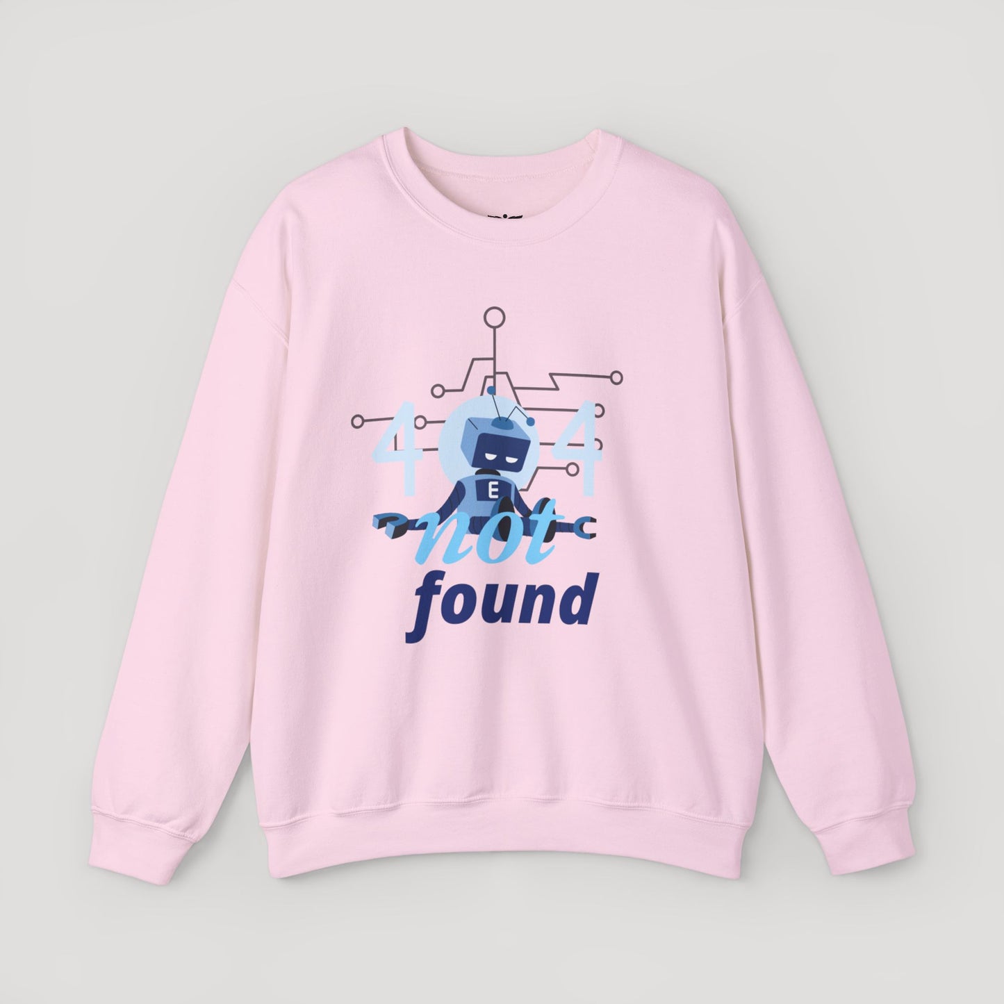 404 Not Found Unisex Heavy Blend™ Crewneck Sweatshirt - Trendy and Cozy