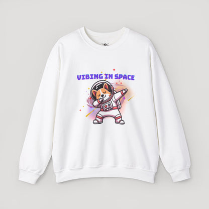 Vibing in Space Dog Sweatshirt