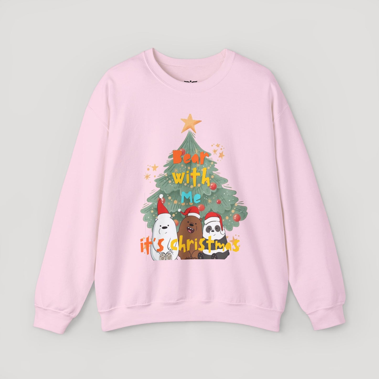 Bear With Me Christmas Crewneck Sweatshirt