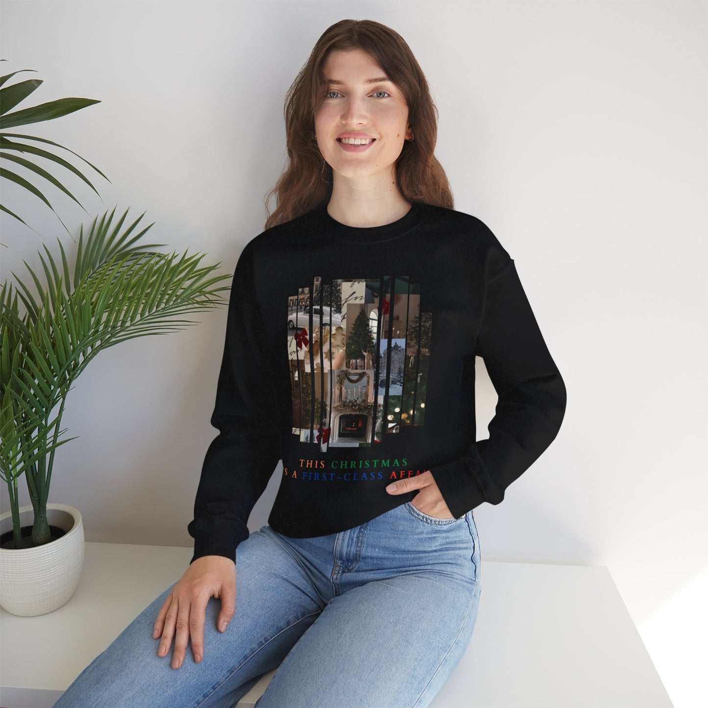 Christmas Old Money Unisex Heavy Blend™ Crewneck Sweatshirt