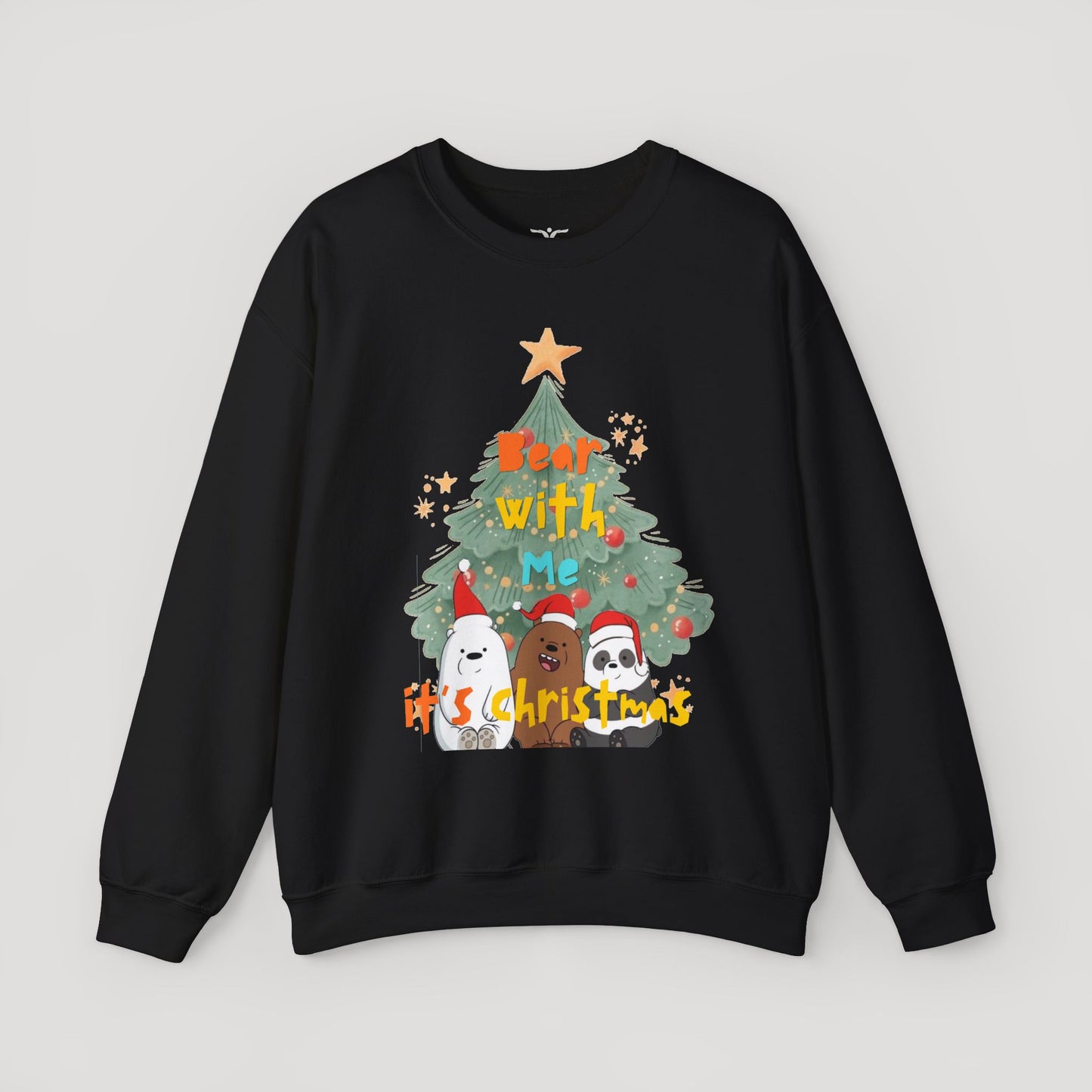 Bear With Me Christmas Crewneck Sweatshirt