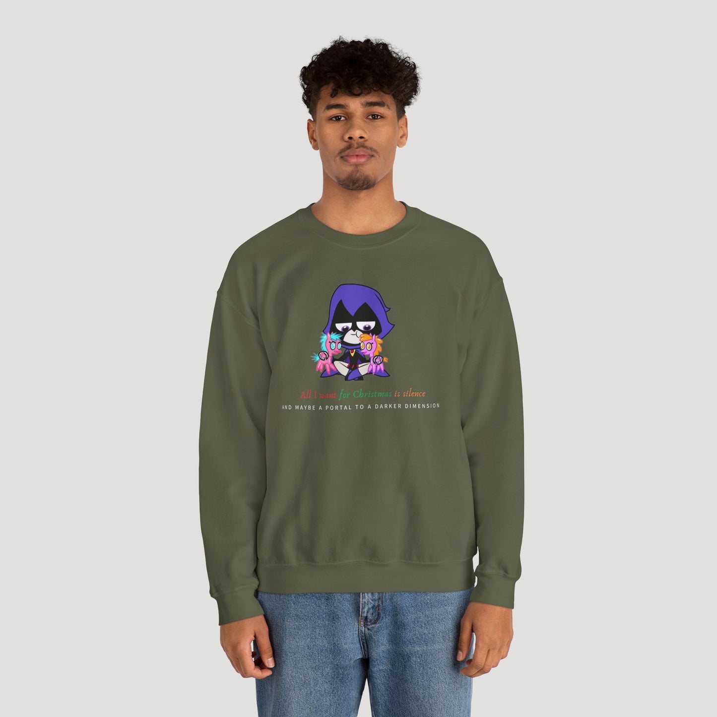 All I Want for Christmas Is Silence Sweatshirt