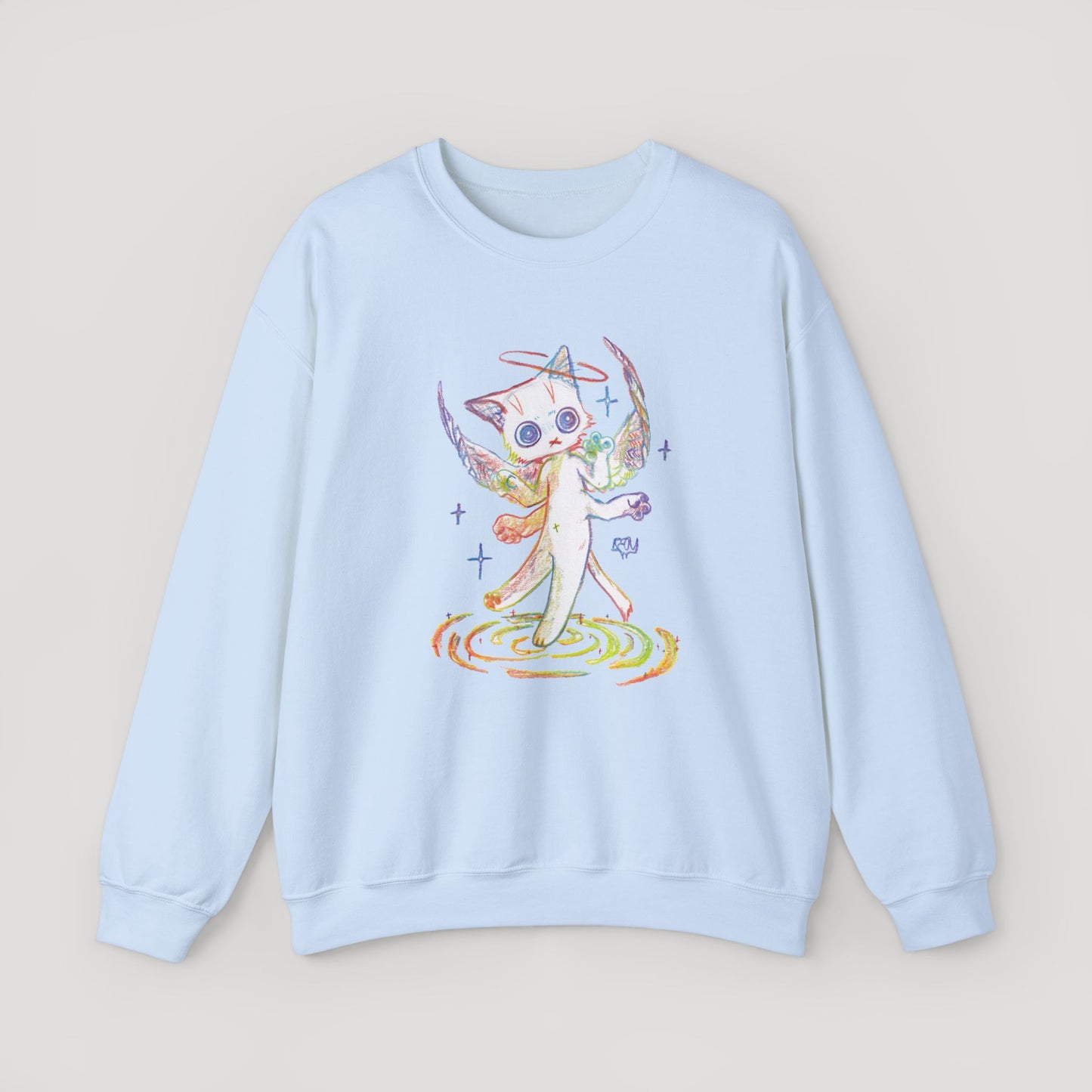 Four-Armed Angel Cat - Sweatshirt