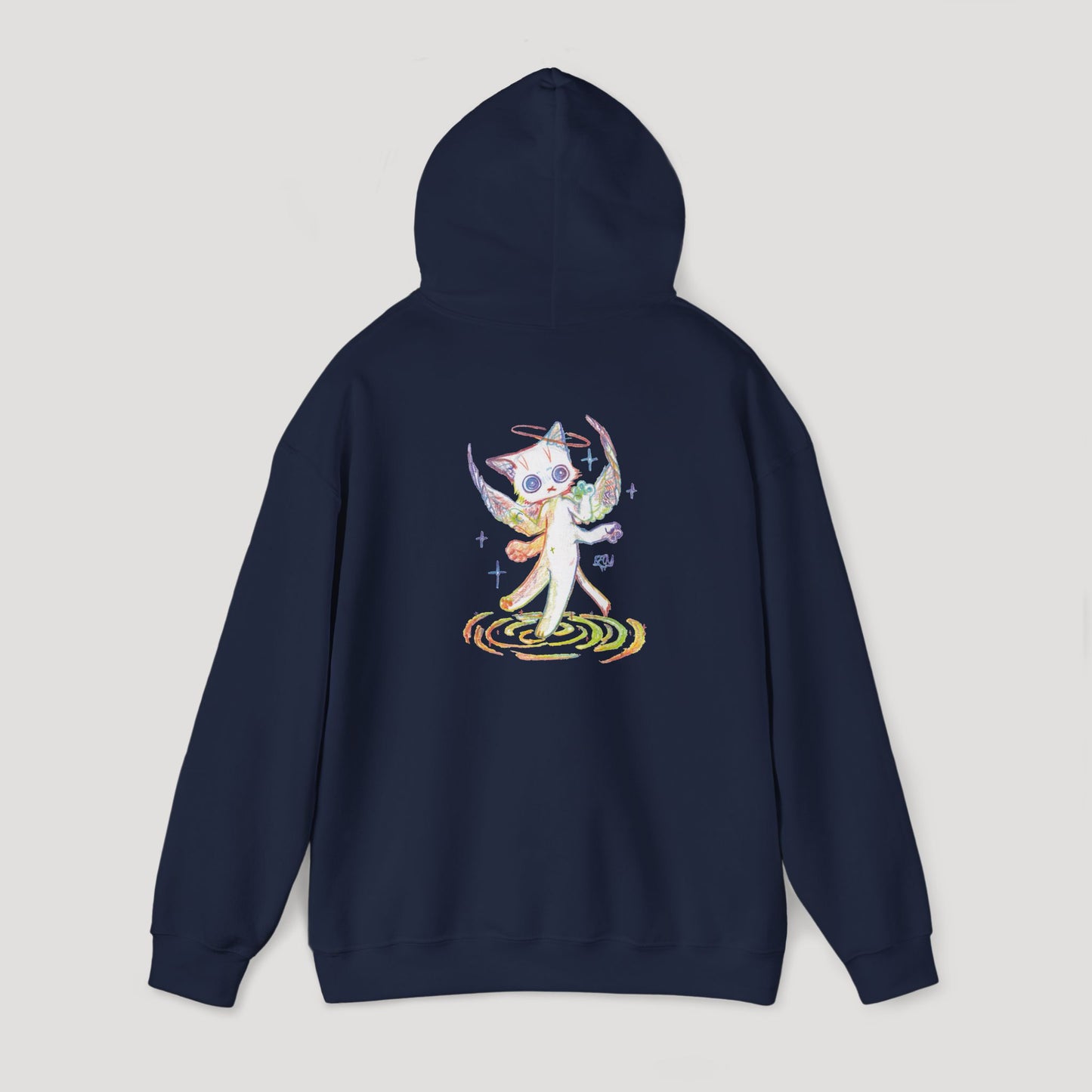 Four-Armed Angel Cat - Hoodie