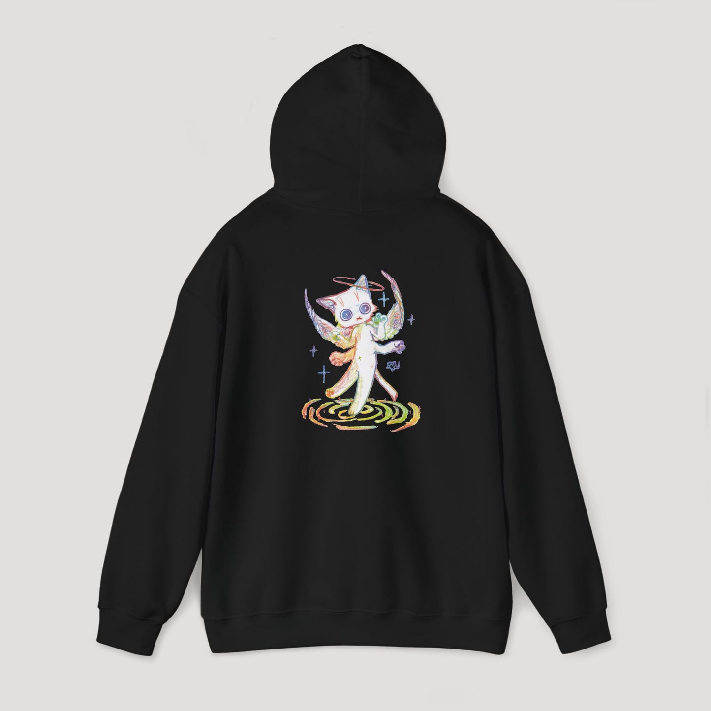 Four-Armed Angel Cat - Hoodie