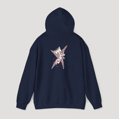 Four-Feathered Angel Cat - Hoodie