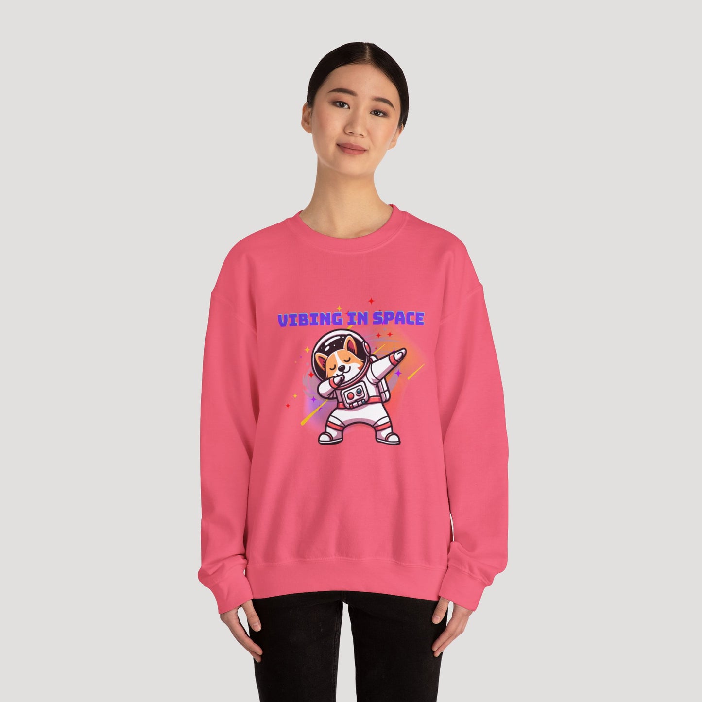 Vibing in Space Dog Sweatshirt