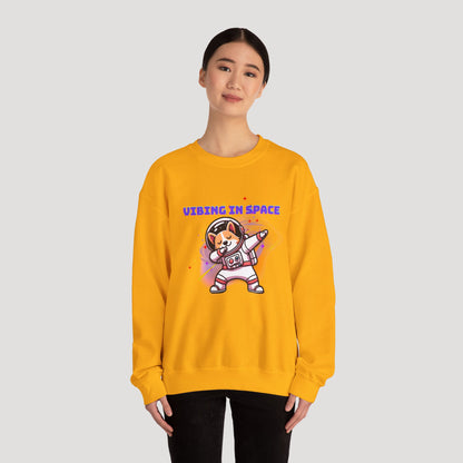 Vibing in Space Dog Sweatshirt