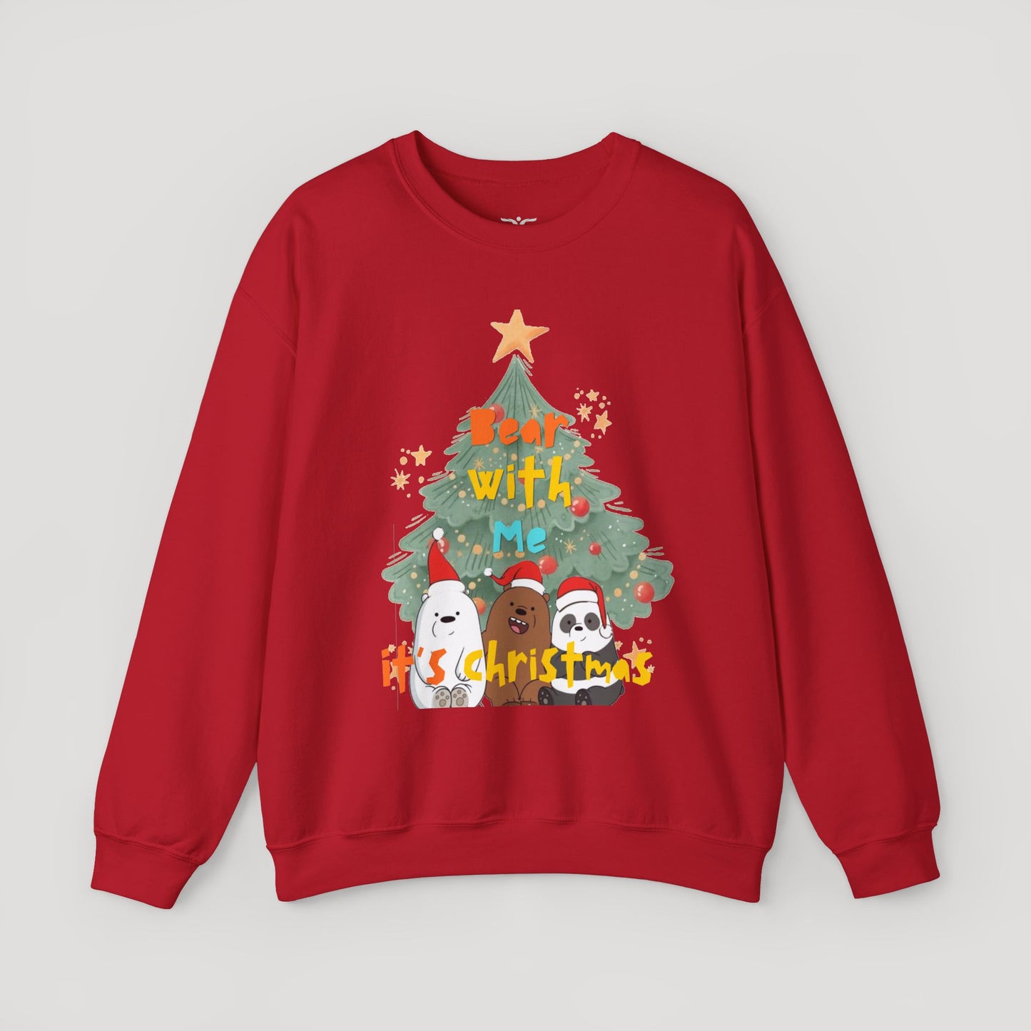 Bear With Me Christmas Crewneck Sweatshirt