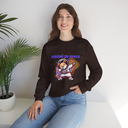 Vibing in Space Dog Sweatshirt