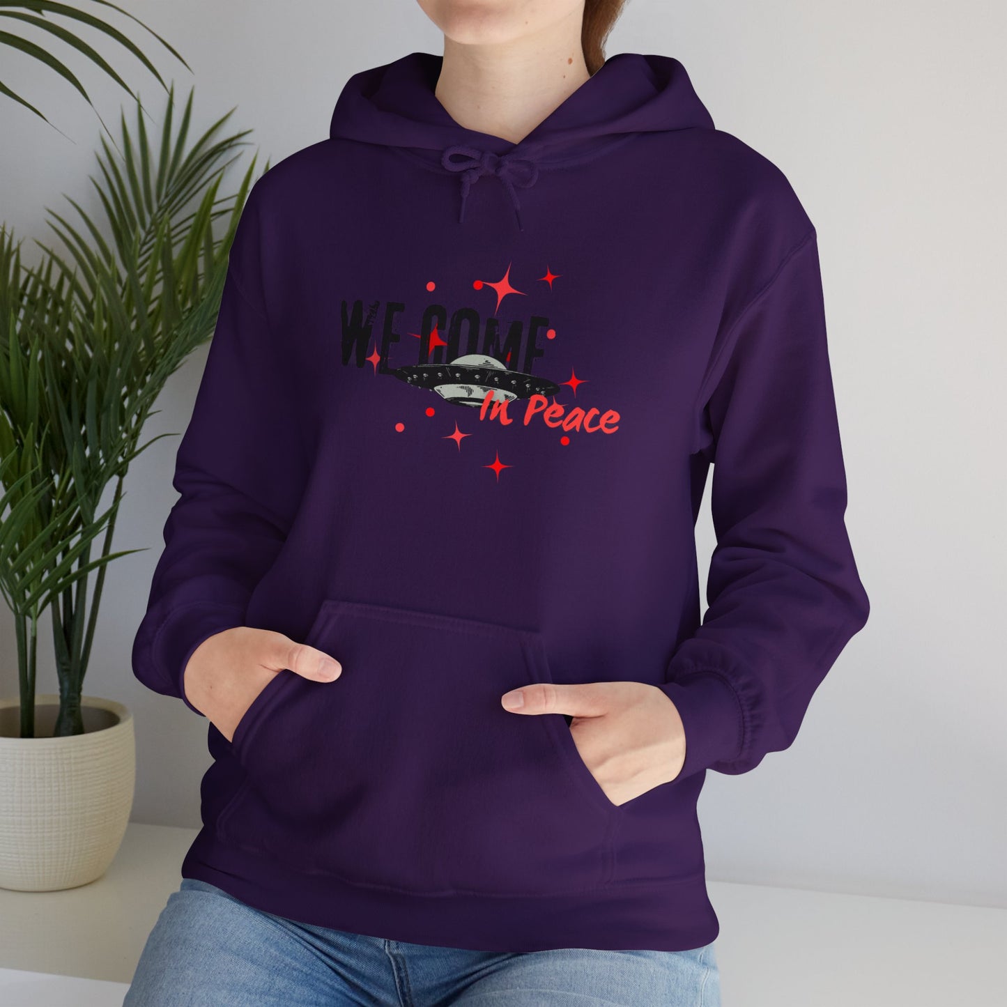 'We Come In Peace' Hoodie