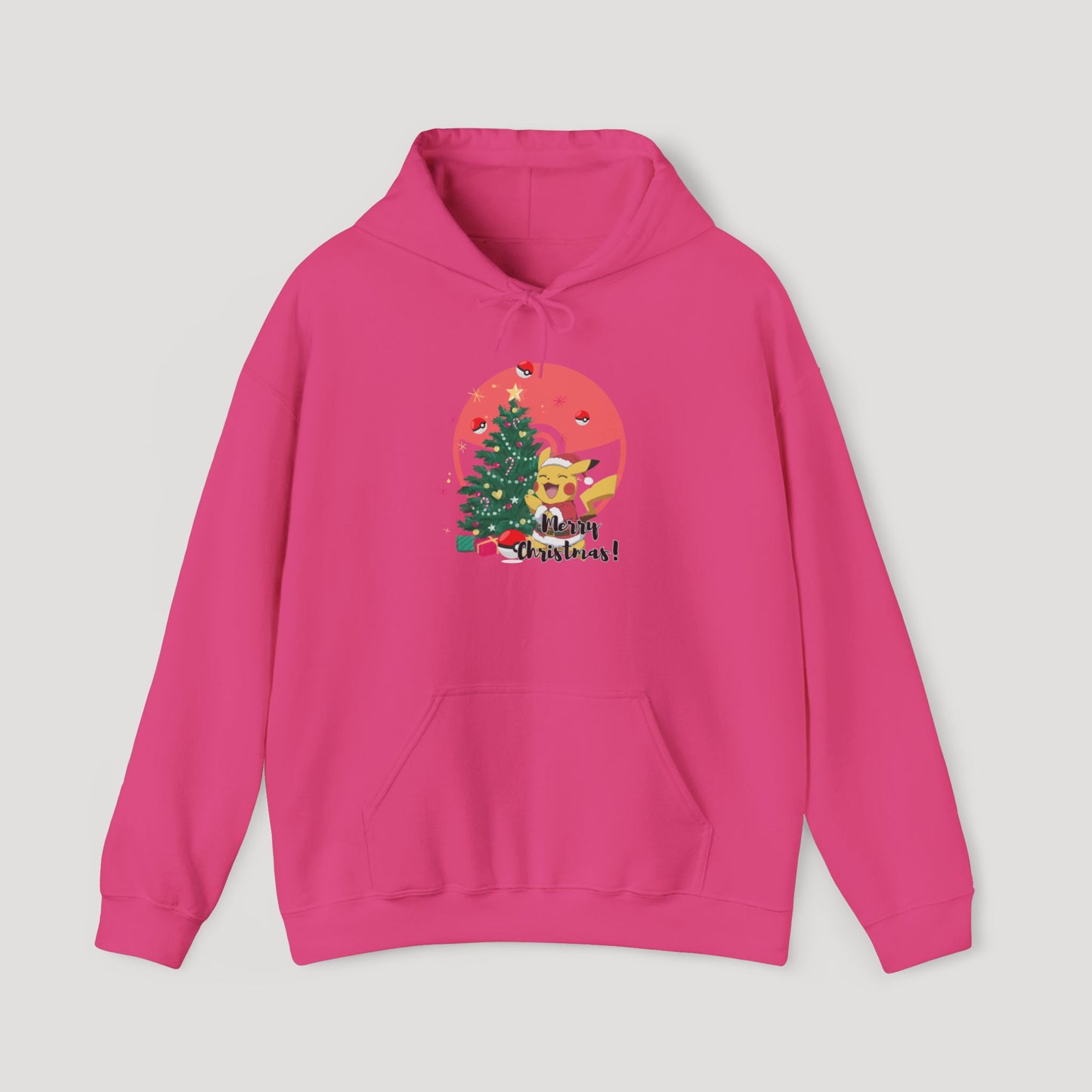 Christmas Cartoon Dog Hoodie - Unisex Heavy Blend™ Sweatshirt