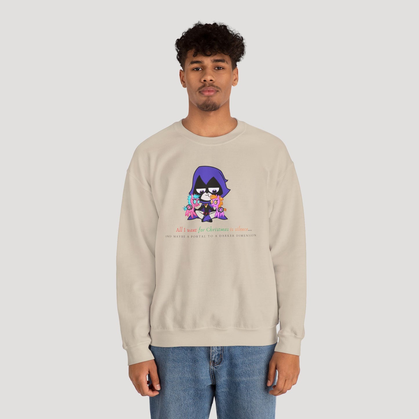 All I Want for Christmas Is Silence Sweatshirt