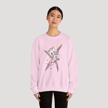 Four-Feathered Angel Cat - Sweatshirt