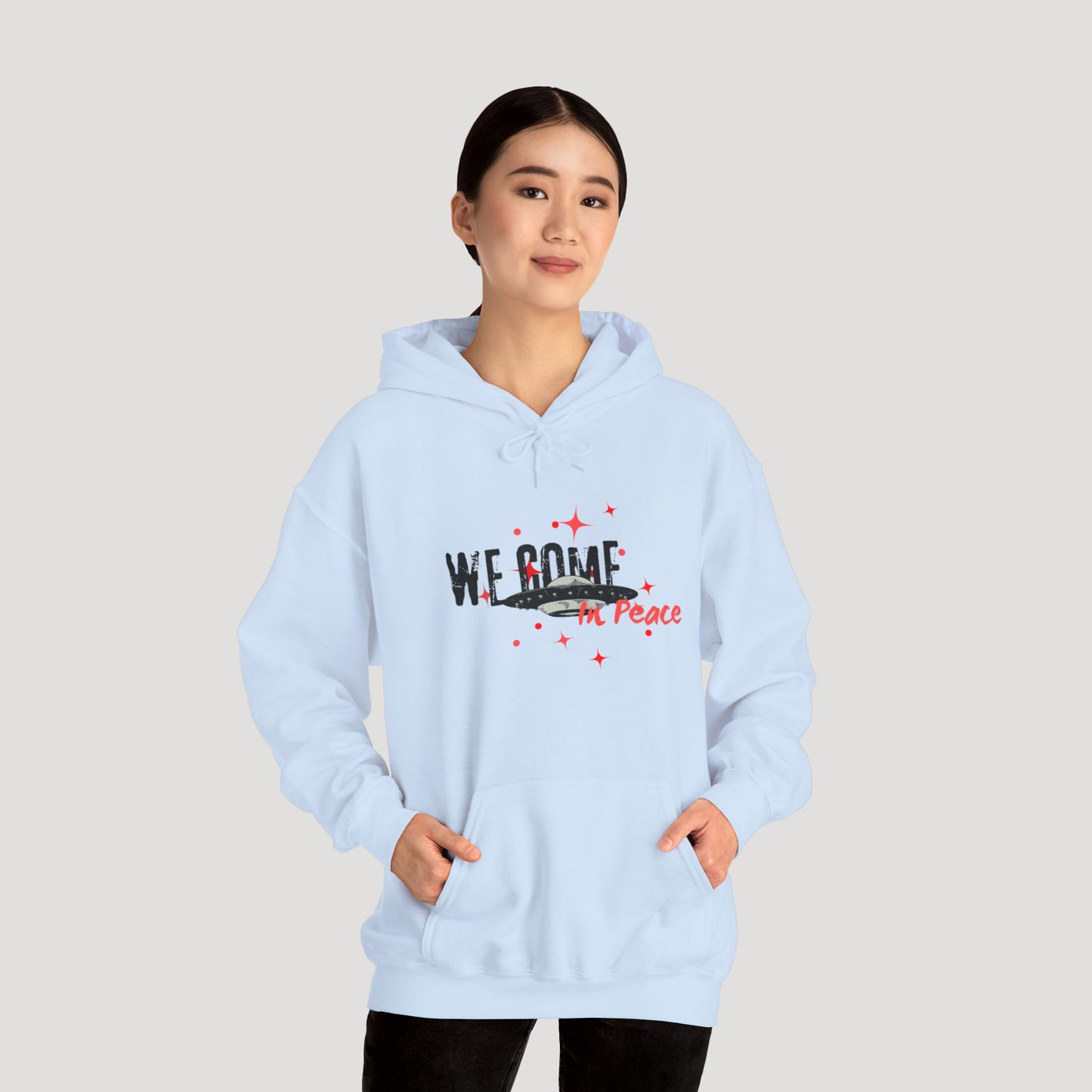 'We Come In Peace' Hoodie