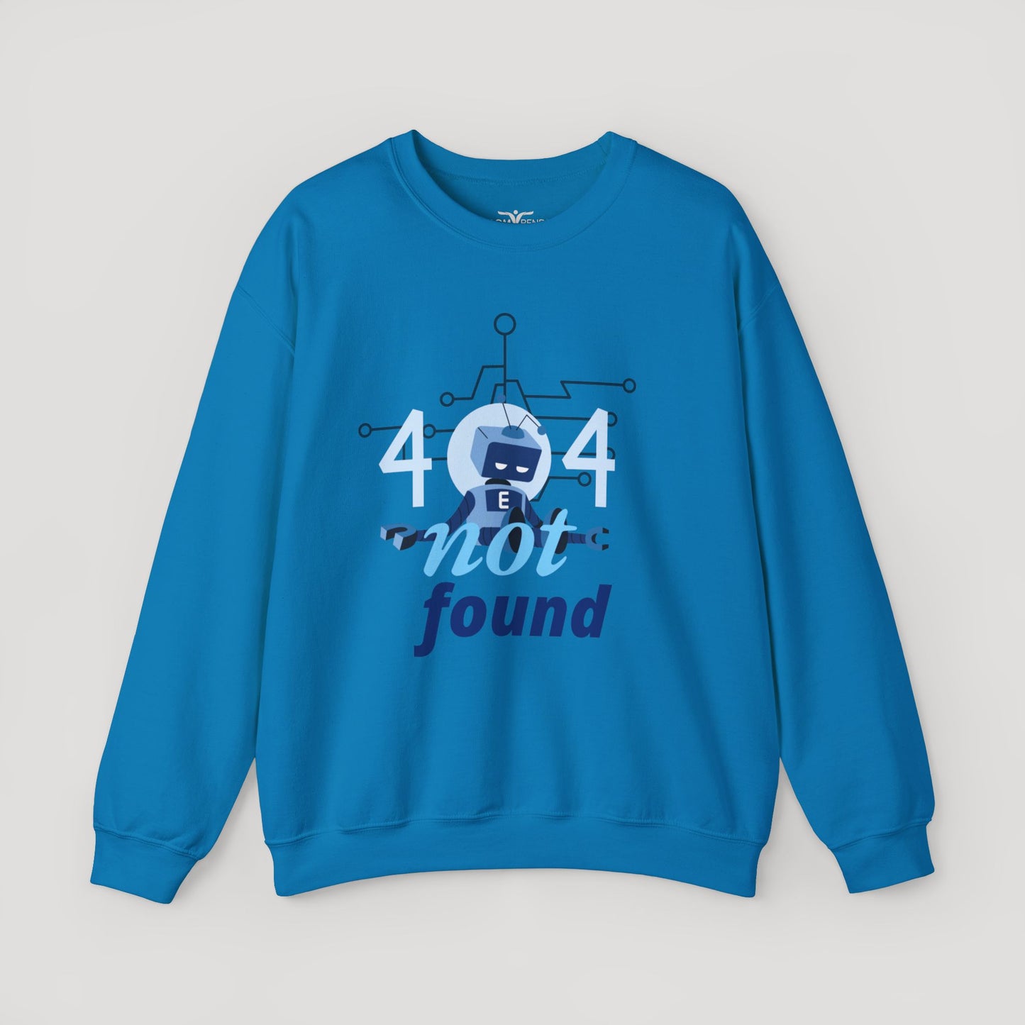 404 Not Found Unisex Heavy Blend™ Crewneck Sweatshirt - Trendy and Cozy