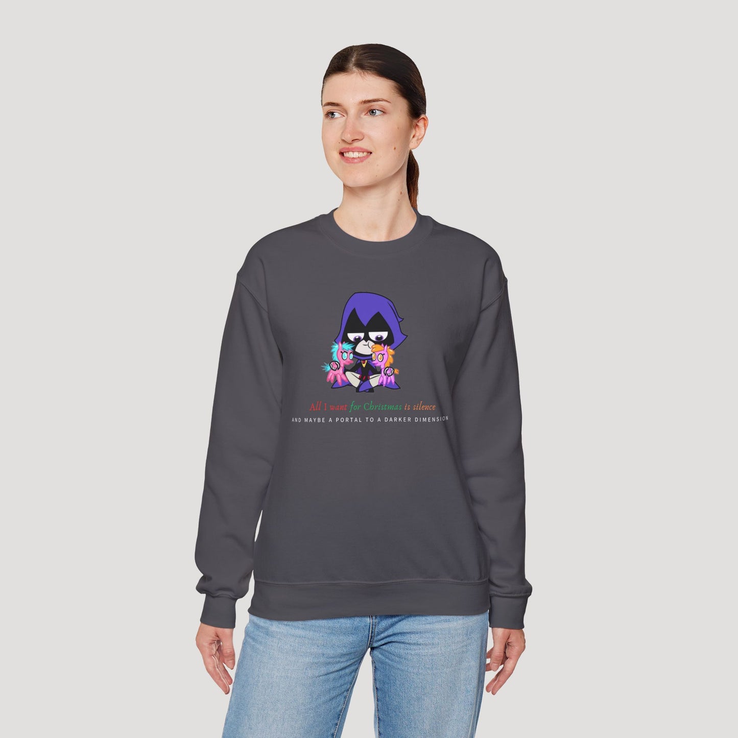 All I Want for Christmas Is Silence Sweatshirt