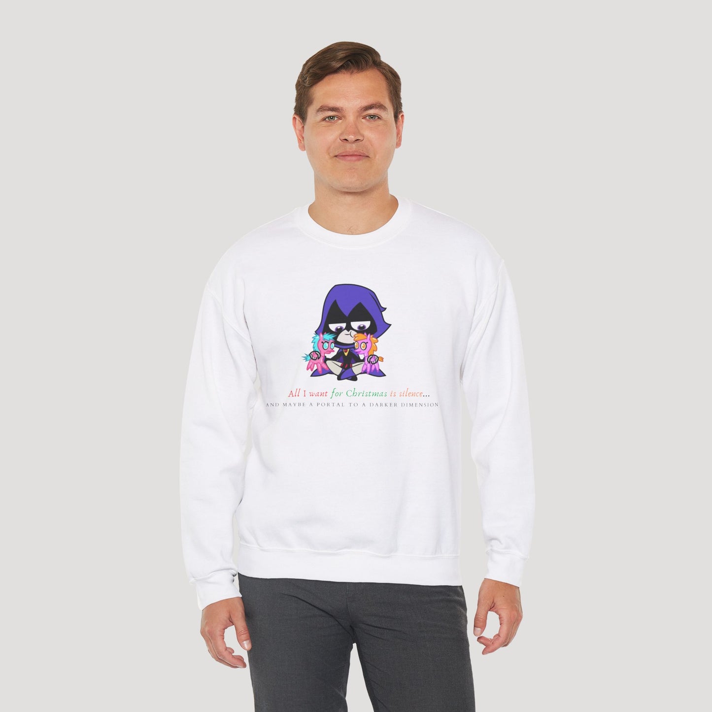 All I Want for Christmas Is Silence Sweatshirt