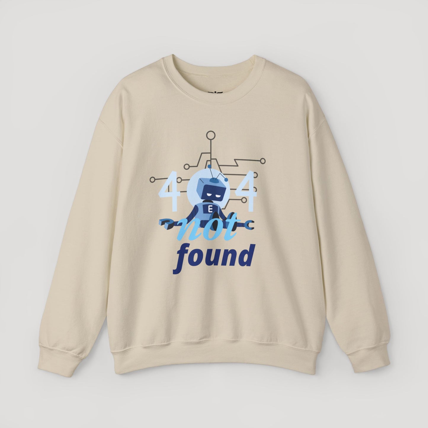 404 Not Found Unisex Heavy Blend™ Crewneck Sweatshirt - Trendy and Cozy