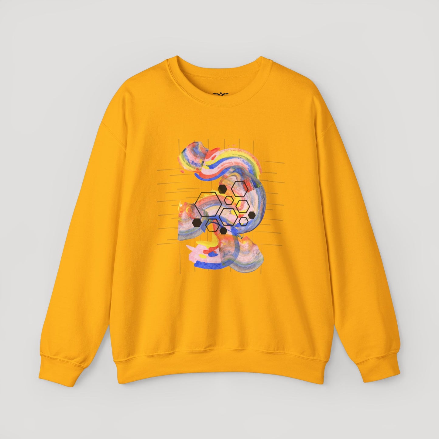 Colorful Abstract Art Sweatshirt - Unisex Heavy Blend™ Crewneck