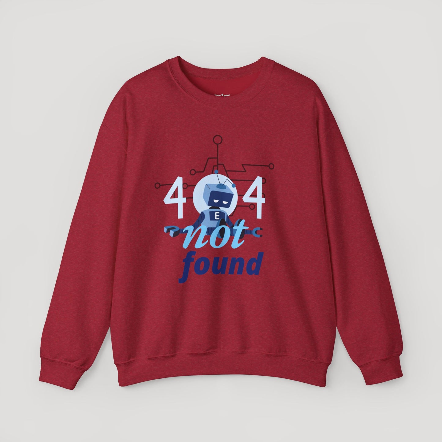 404 Not Found Unisex Heavy Blend™ Crewneck Sweatshirt - Trendy and Cozy