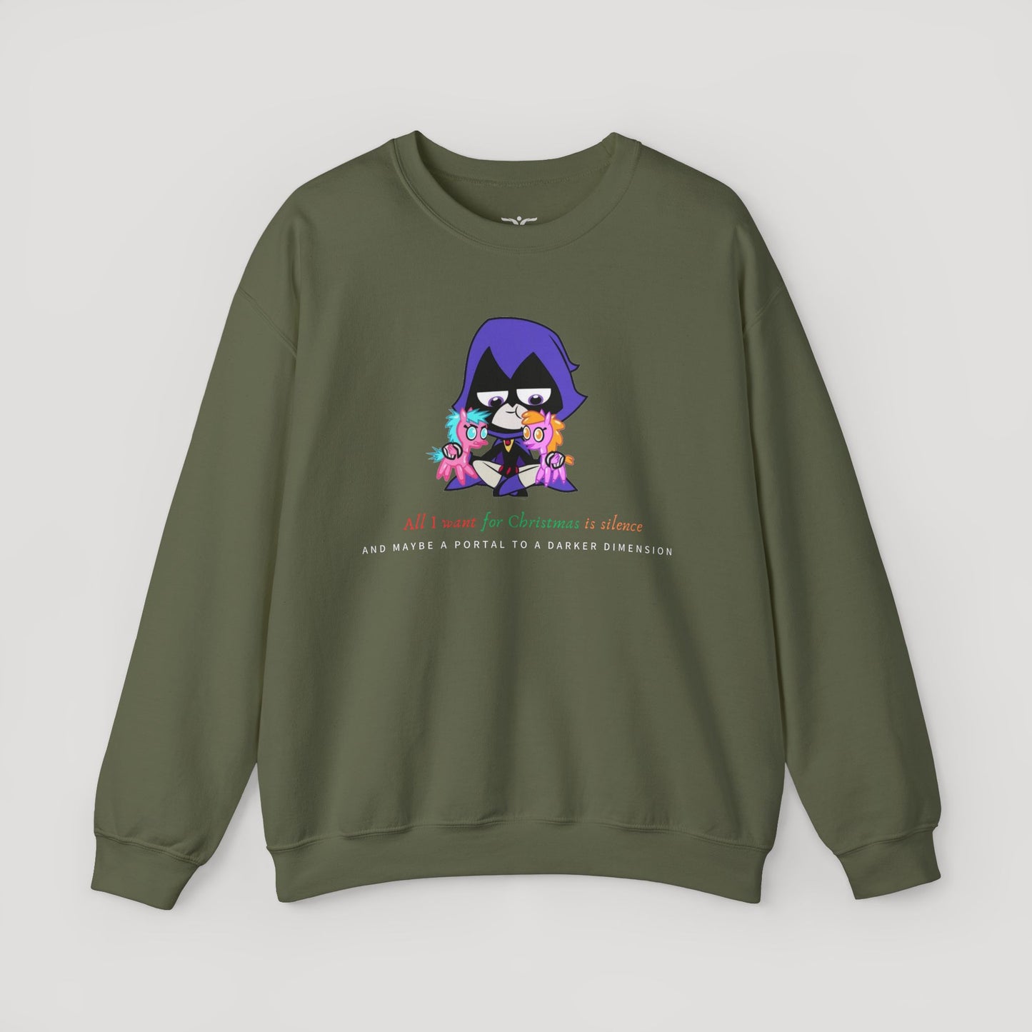 All I Want for Christmas Is Silence Sweatshirt