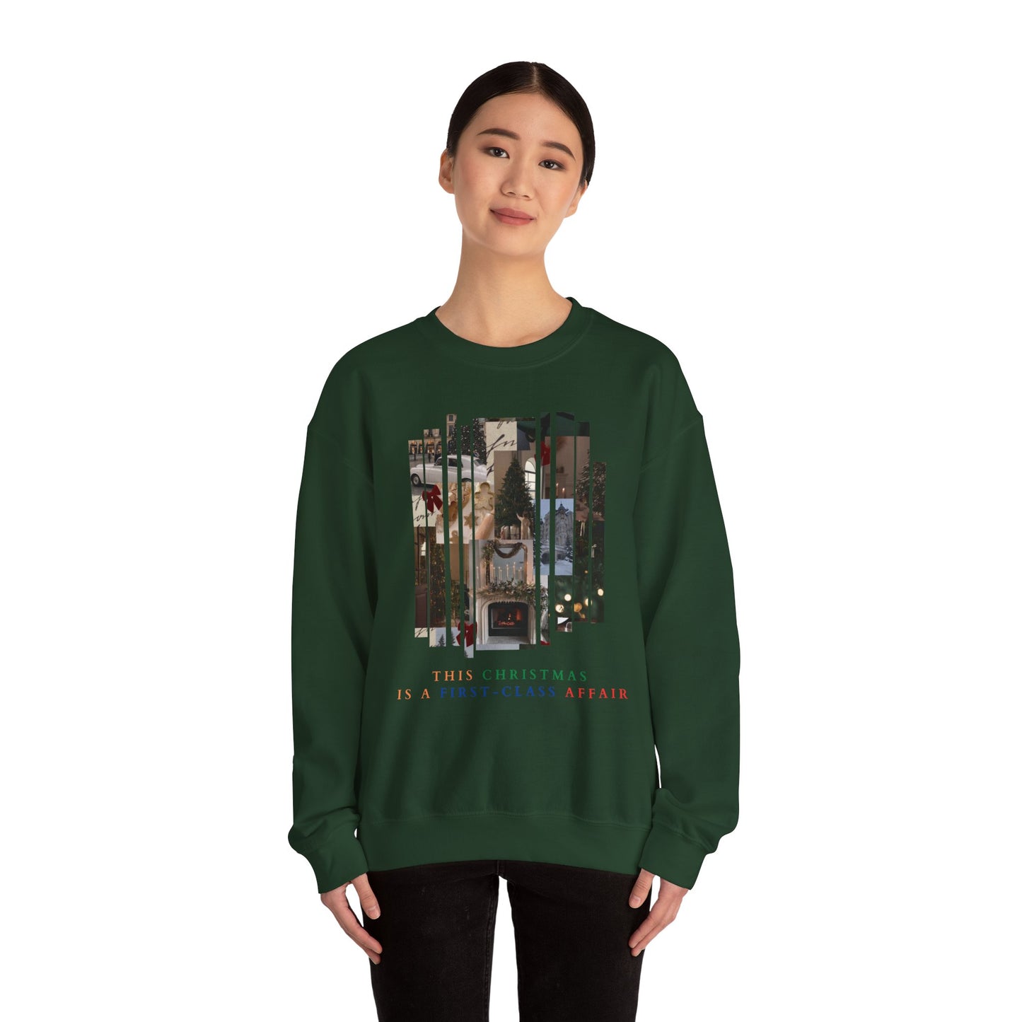 Christmas Old Money Unisex Heavy Blend™ Crewneck Sweatshirt