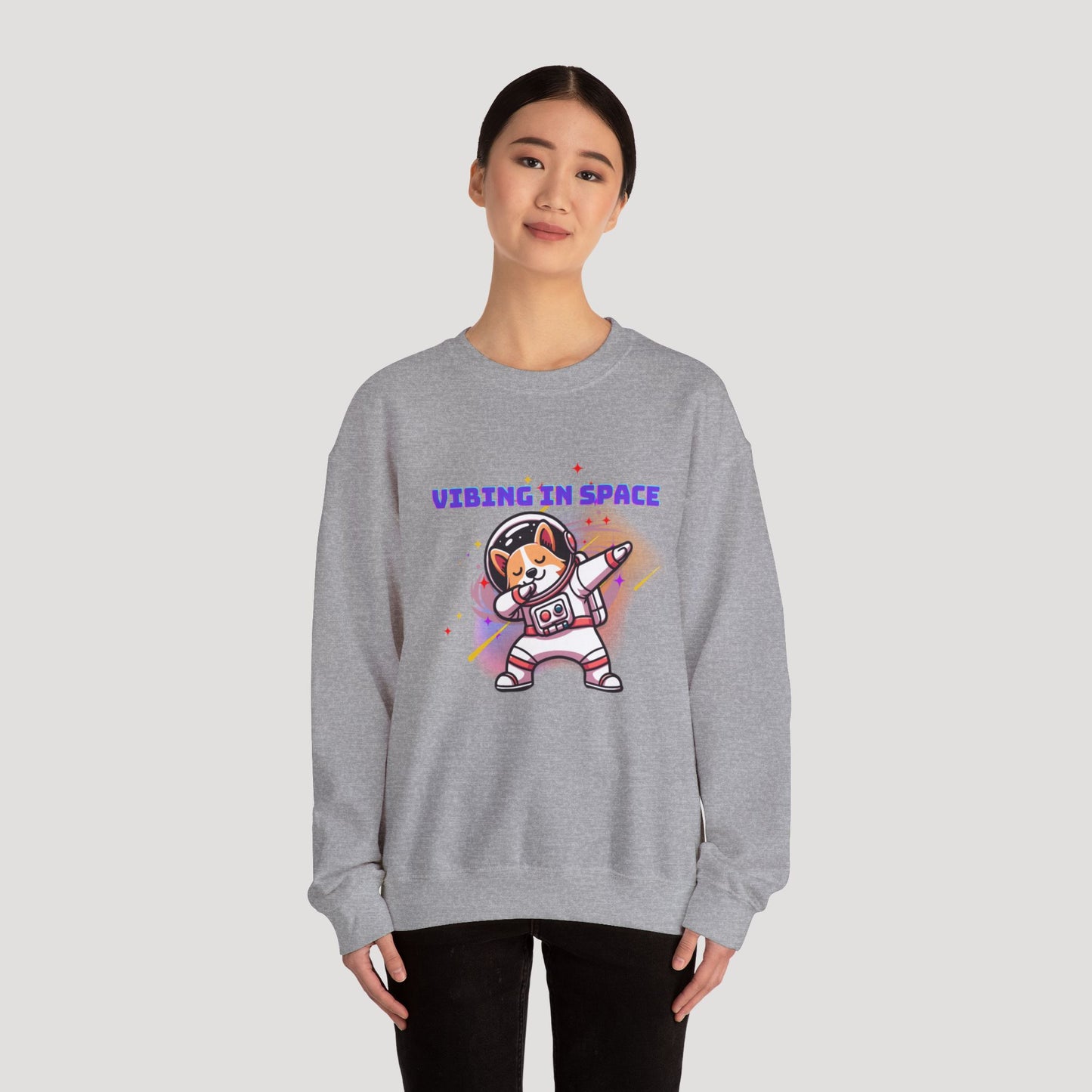 Vibing in Space Dog Sweatshirt