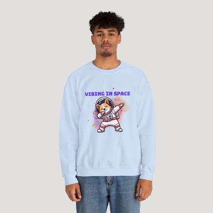 Vibing in Space Dog Sweatshirt